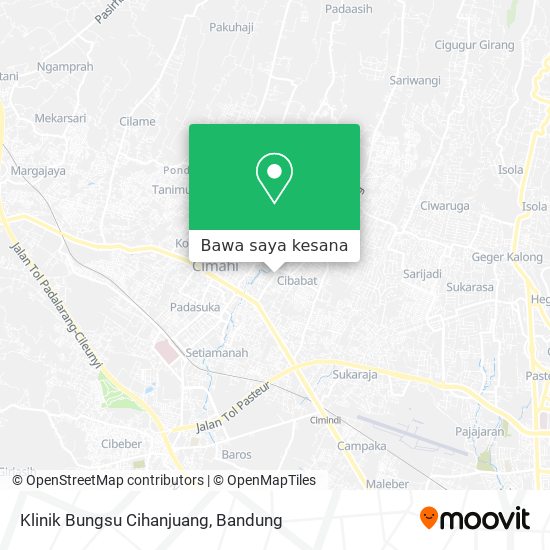 Peta Klinik Bungsu Cihanjuang