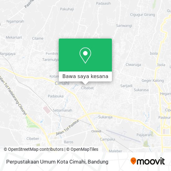 Peta Perpustakaan Umum Kota Cimahi