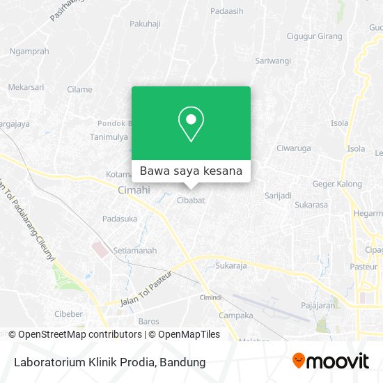 Peta Laboratorium Klinik Prodia