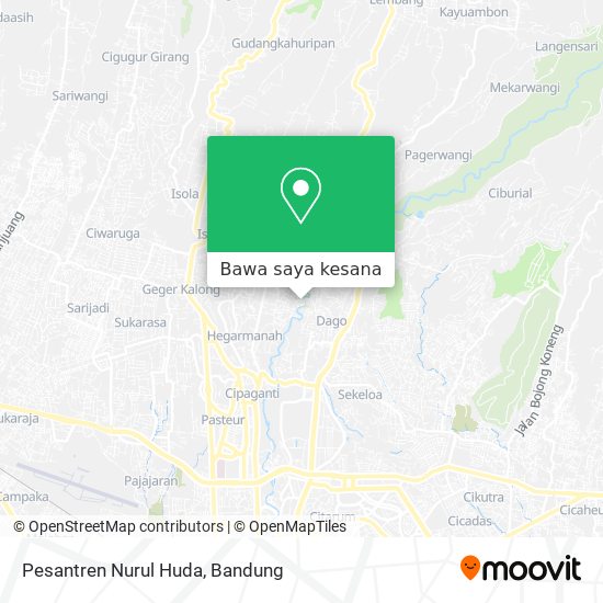 Peta Pesantren Nurul Huda