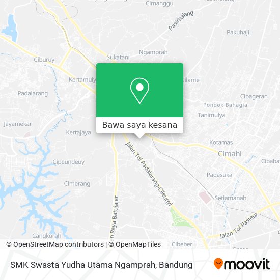 Peta SMK Swasta Yudha Utama Ngamprah