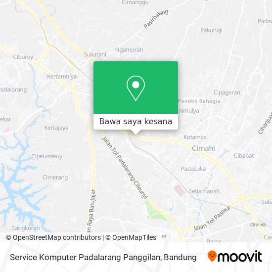 Peta Service Komputer Padalarang Panggilan