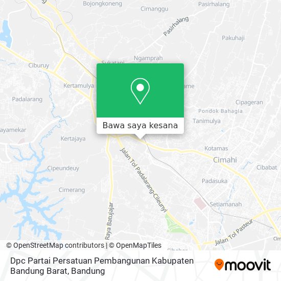 Peta Dpc Partai Persatuan Pembangunan Kabupaten Bandung Barat
