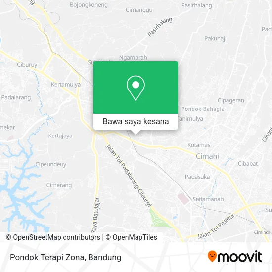 Peta Pondok Terapi Zona