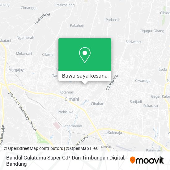 Peta Bandul Galatama Super G.P Dan Timbangan Digital