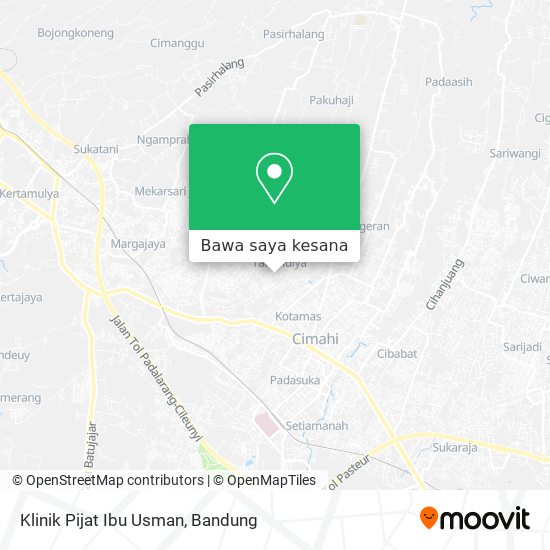 Peta Klinik Pijat Ibu Usman