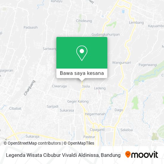 Peta Legenda Wisata Cibubur Vivaldi Aldinissa