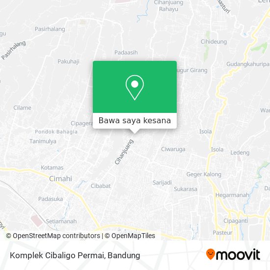 Peta Komplek Cibaligo Permai