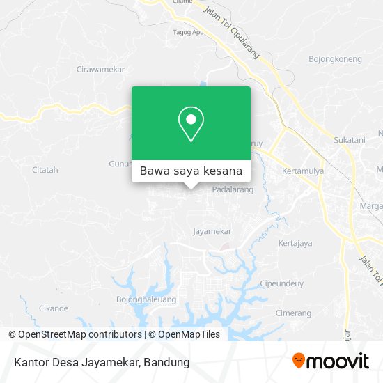 Peta Kantor Desa Jayamekar