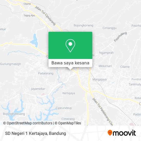 Peta SD Negeri 1 Kertajaya