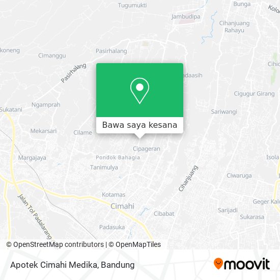 Peta Apotek Cimahi Medika