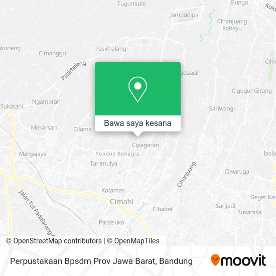 Peta Perpustakaan Bpsdm Prov Jawa Barat
