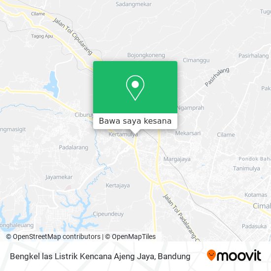 Peta Bengkel las Listrik Kencana Ajeng Jaya