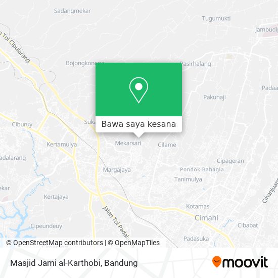 Peta Masjid Jami al-Karthobi