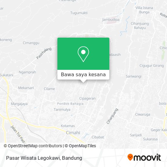 Peta Pasar Wisata Legokawi