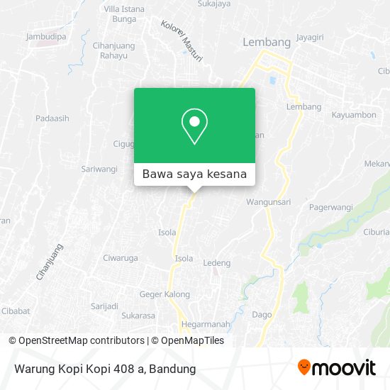 Peta Warung Kopi Kopi 408 a