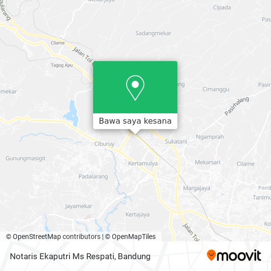 Peta Notaris Ekaputri Ms Respati