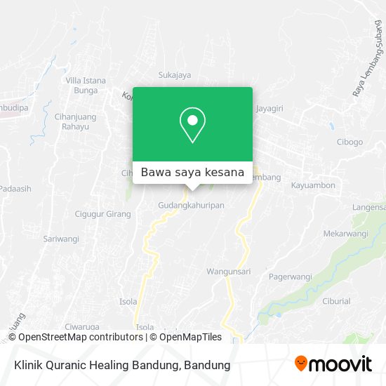 Peta Klinik Quranic Healing Bandung
