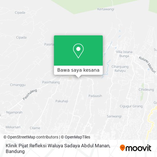 Peta Klinik Pijat Refleksi Waluya Sadaya Abdul Manan