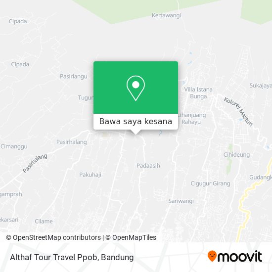 Peta Althaf Tour Travel Ppob