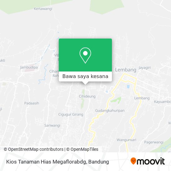 Peta Kios Tanaman Hias Megaflorabdg