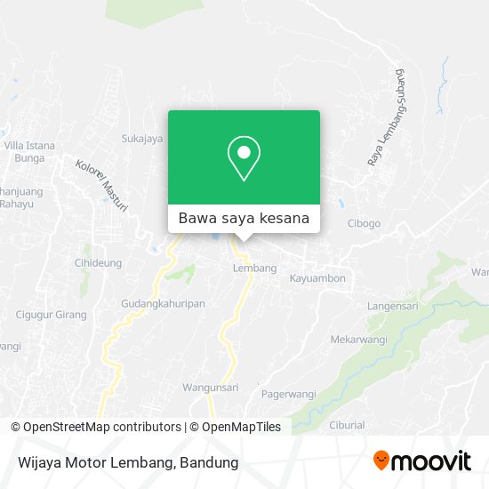 Peta Wijaya Motor Lembang