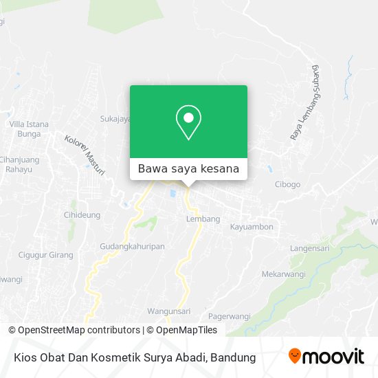 Peta Kios Obat Dan Kosmetik Surya Abadi