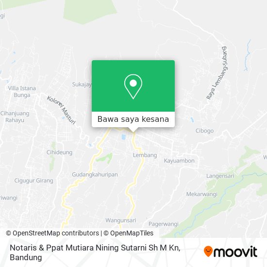 Peta Notaris & Ppat Mutiara Nining Sutarni Sh M Kn