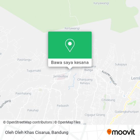 Peta Oleh Oleh Khas Cisarua