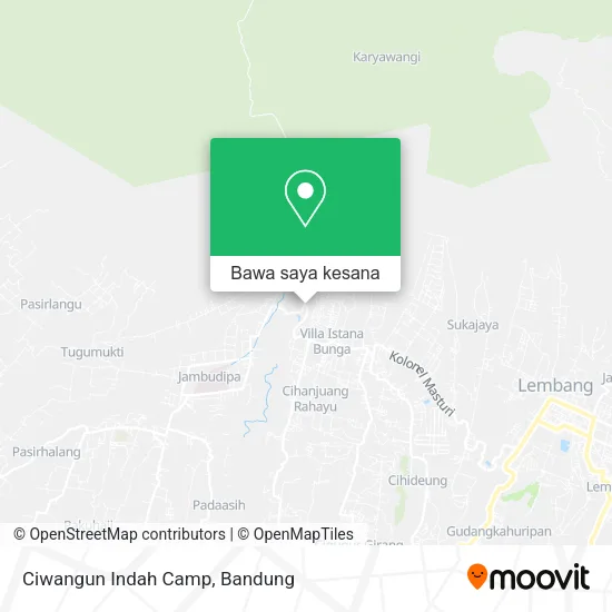 Peta Ciwangun Indah Camp