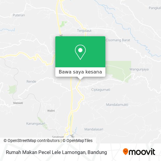 Peta Rumah Makan Pecel Lele Lamongan