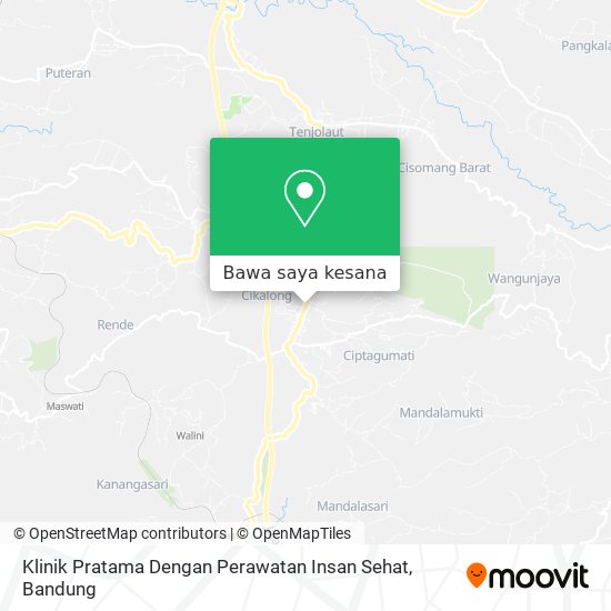 Peta Klinik Pratama Dengan Perawatan Insan Sehat