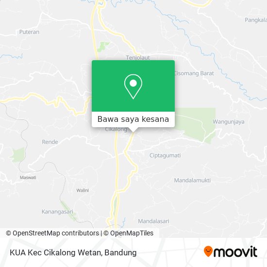 Peta KUA Kec Cikalong Wetan