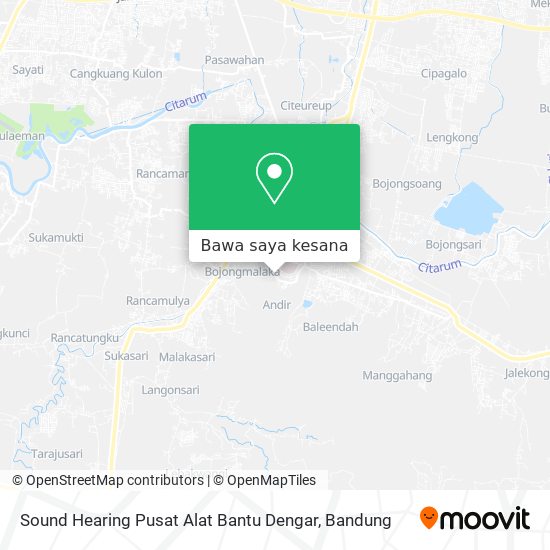 Peta Sound Hearing Pusat Alat Bantu Dengar