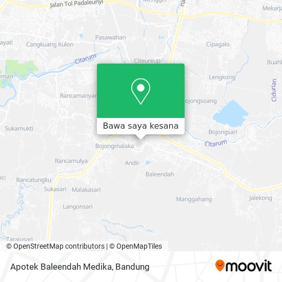 Peta Apotek Baleendah Medika