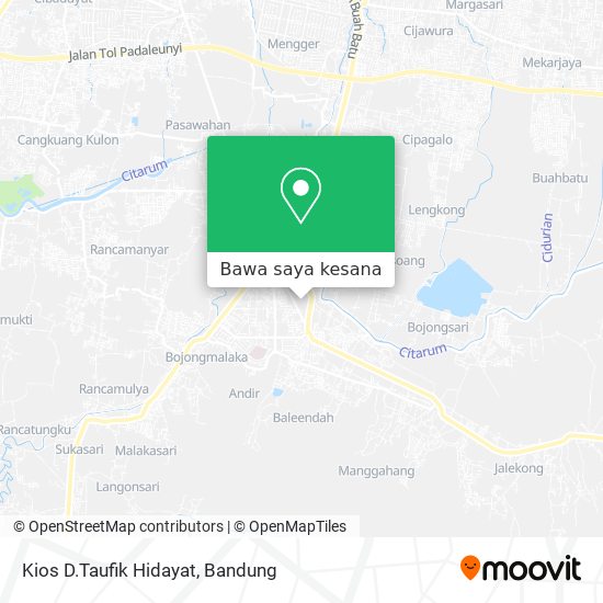 Peta Kios D.Taufik Hidayat