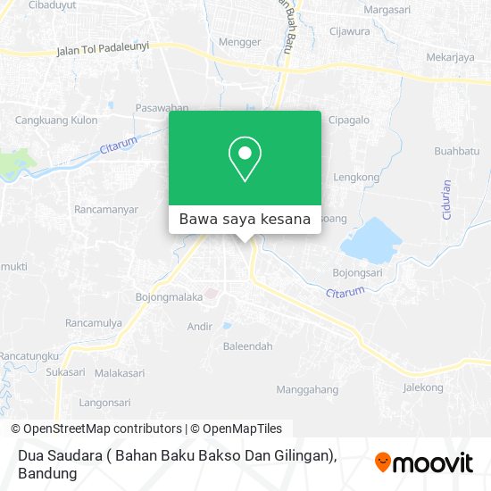 Peta Dua Saudara ( Bahan Baku Bakso Dan Gilingan)