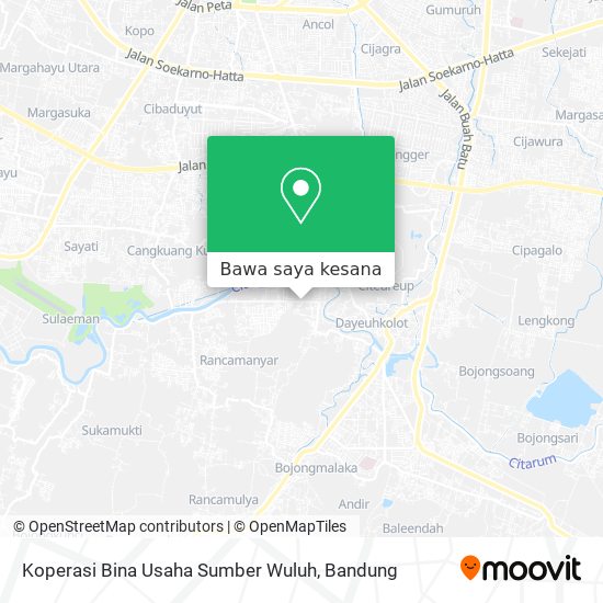 Peta Koperasi Bina Usaha Sumber Wuluh