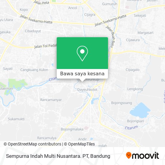 Peta Sempurna Indah Multi Nusantara. PT