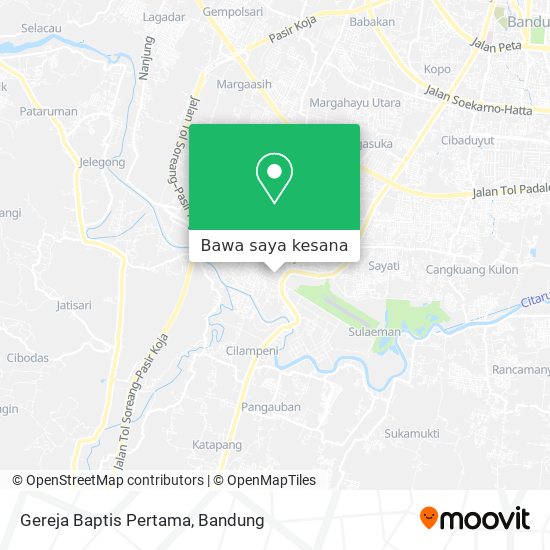 Peta Gereja Baptis Pertama
