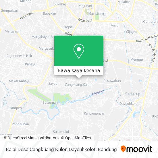 Peta Balai Desa Cangkuang Kulon Dayeuhkolot