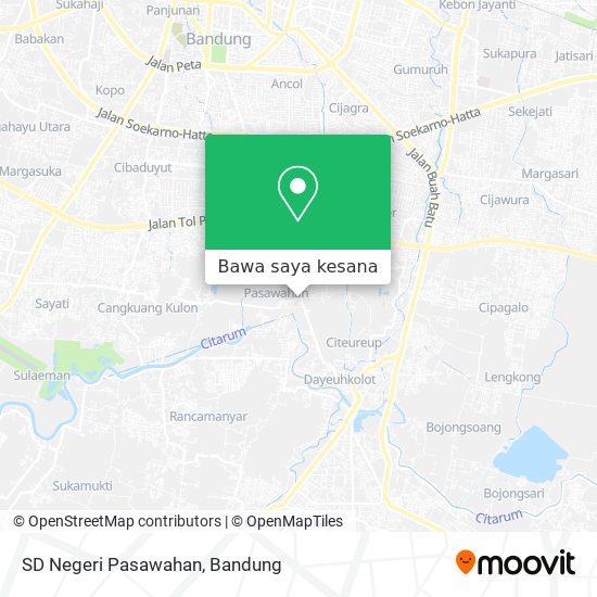 Peta SD Negeri Pasawahan