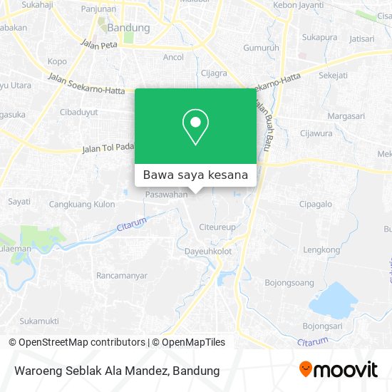 Peta Waroeng Seblak Ala Mandez