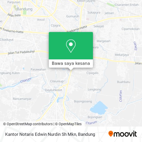 Peta Kantor Notaris Edwin Nurdin Sh Mkn
