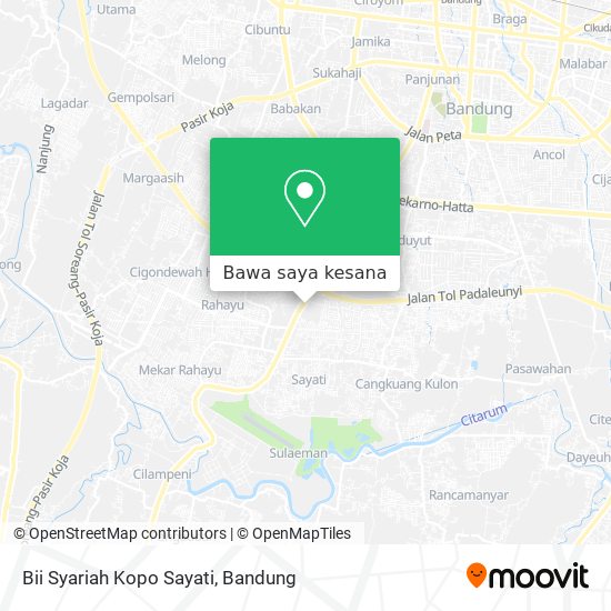 Peta Bii Syariah Kopo Sayati
