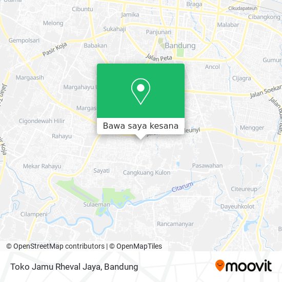 Peta Toko Jamu Rheval Jaya