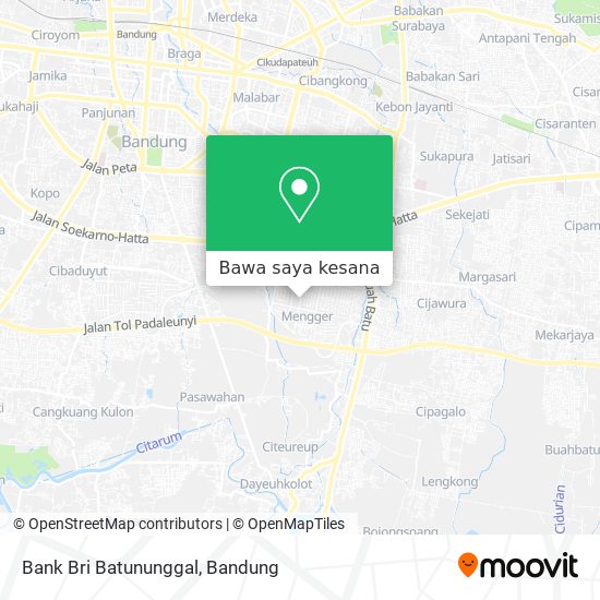 Peta Bank Bri Batununggal