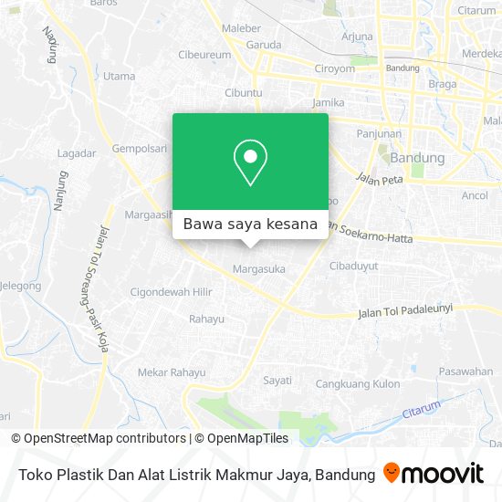 Peta Toko Plastik Dan Alat Listrik Makmur Jaya