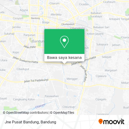 Peta Jne Pusat Bandung