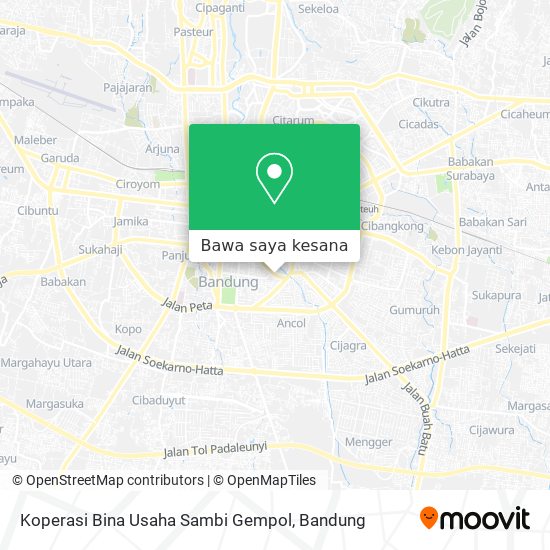 Peta Koperasi Bina Usaha Sambi Gempol
